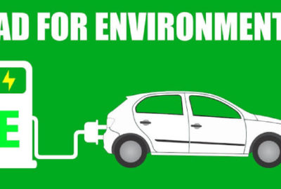 Image Depicting The Concept Of The Impact While Using Electric Vehicles.