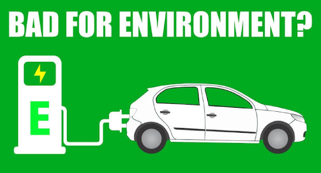 Image Depicting The Concept Of The Impact While Using Electric Vehicles.